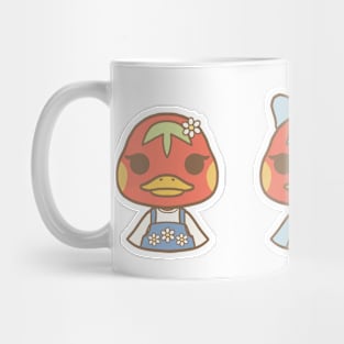 Cutie Duck in Blue Mug